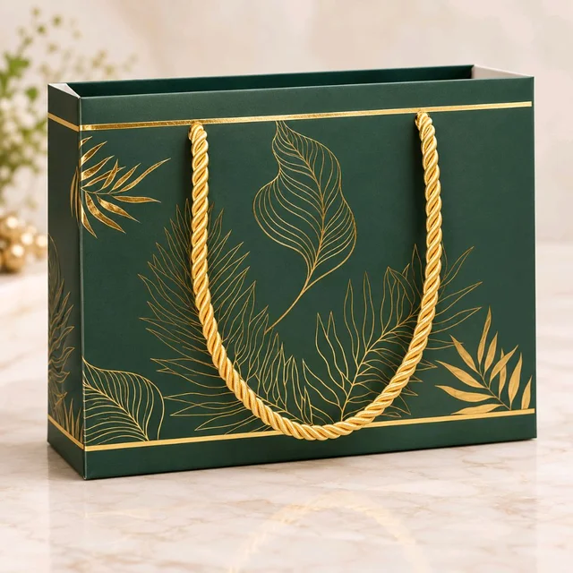 Royal Botanical Theme Gifting Bag|Return Gift|Chocolate Box | Perfume Bag