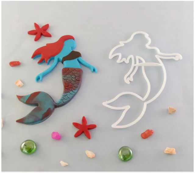 The Baking Curv Mermaid Cutter | Fondant Cutter