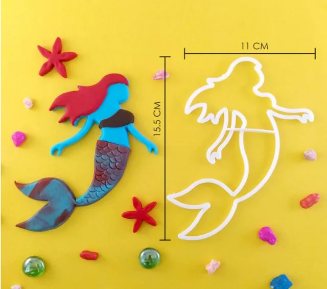 The Baking Curv Mermaid Cutter | Fondant Cutter