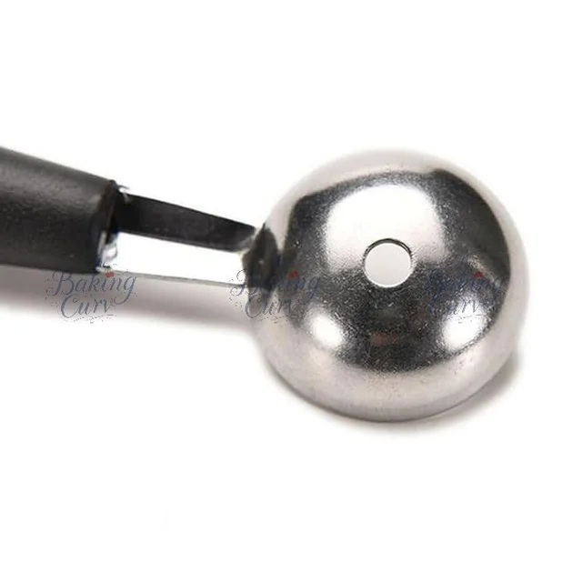 The Baking Curv Steel Double end Scoop Melon Baller Melon Fruit Baller Scoop