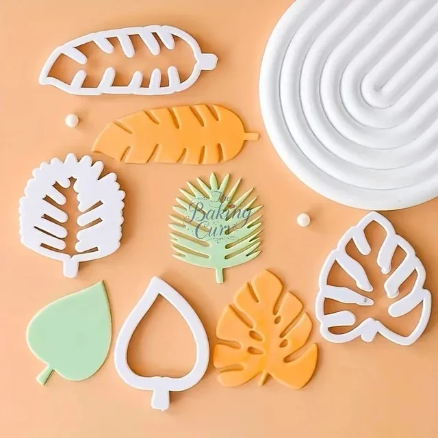 The Baking Curv Tropical Leaf Cutter | Fondant Cutter