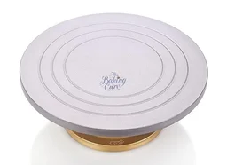 The Baking Curv Heavy-Duty Metal Turntable – Smooth Rotating Cake Decorating Stand