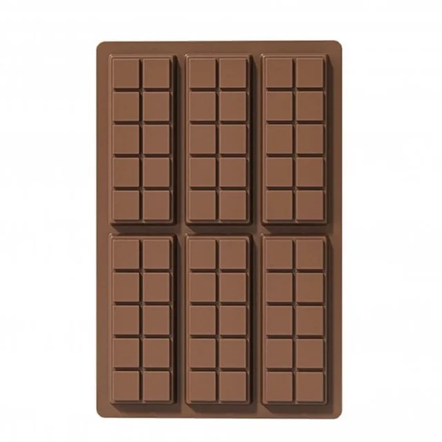 The Baking Curv 6 Cavity Cadbury Type Kunafa Bar Mould