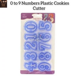"Number Cutter Set 0–9 – Easy Cutters for Fondant, Cookies & Sugar Paste"