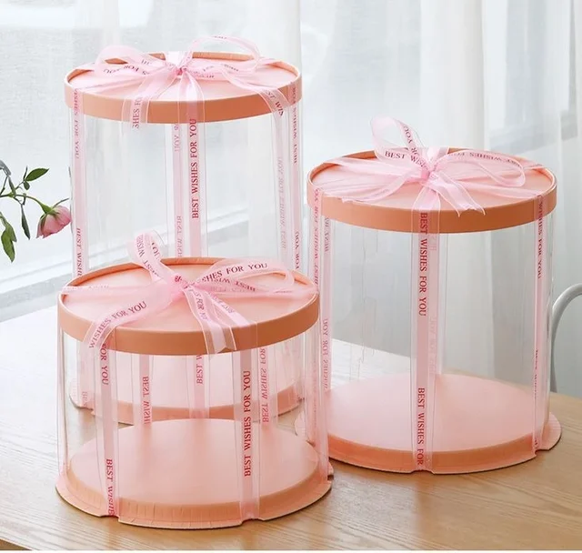 THE BAKING CURV PULL UP CAKE BOX - 8 INCH
