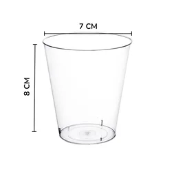 THE BAKING CURV MOOUSE CUP 200ML GLASS WITH LID