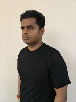 Regular Fit Unisex Tee Black - S, Black