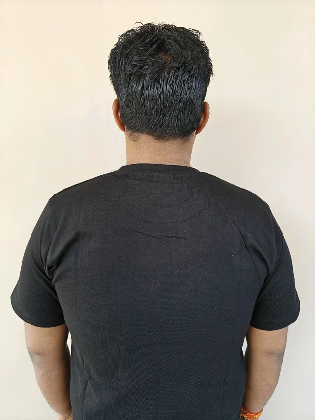 Regular Fit Unisex Tee Black - XL, Black