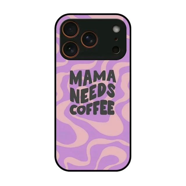Mama needs Coffee Premium Glossy Phone Case 