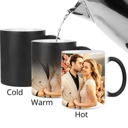 Print X Customized Magic Mug - Black