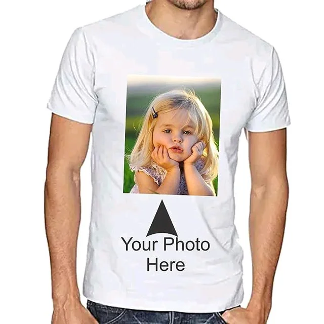 Print X Customized T Shirt (Polyester) - White, L