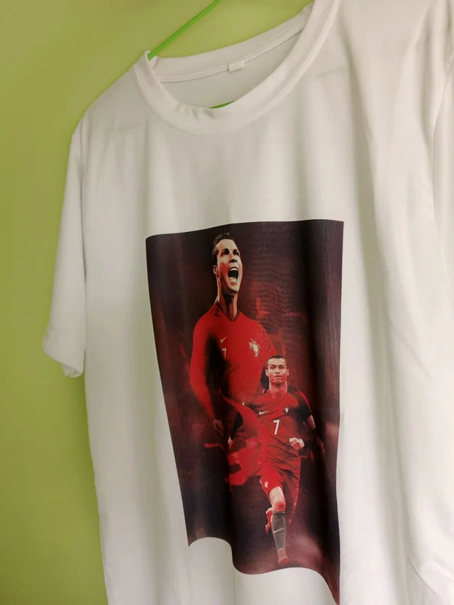 Print X Customized T Shirt (Polyester) - White, L