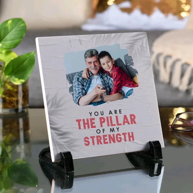 Print X Customized Tiles Photo Frame (6x6) - White, 6x6