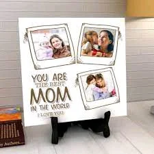 Print X Customized Tiles Photo Frame (6x6) - White, 6x6