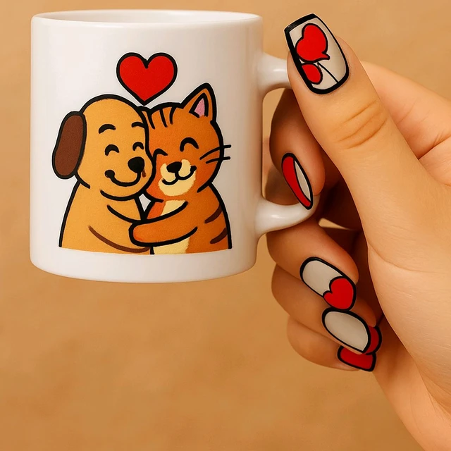PRINT X Customized Mini Mug - 6 OZ(7cm), White
