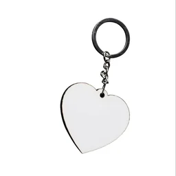 Print X Customized Photo Printed Keychain - Heart, White