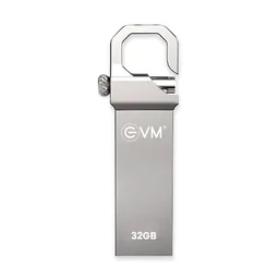 VM EnStore 32GB Metal USB 2.0 Flash Drive - High Read Speeds up to 15MB/s & Write Speeds up to 8MB/s - Durable Metal Casing - Ideal for Data Transfer & Storage - (EVMPD/32GB)