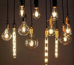 Bulbright LED Vintage Edison Bulb ST64/ST19, Clear Glass Body, 8W LED Filament Bulb, E26 Base, Clear Warm White 2700K, 80W Equivalent, 110-120VAC, Dimmable (80Watts) (8W)