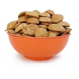 JOYNAGAR Traditional Bengali Gur Lal Batasha/Chilaka Perlu|1kg - Authentic Indian Jaggery Delight For Festivals And Puja Rituals
