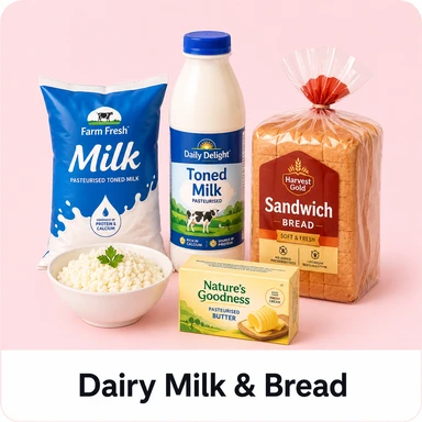 Dairy, Milk & Bread