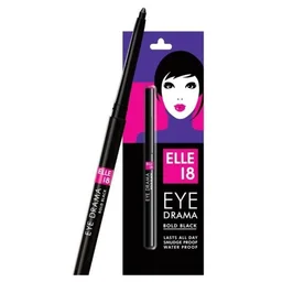 Elle18 Eye Drama Kajal Bold Black Waterproof 0.35 GM