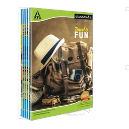 Classmate Notebook A4Size  Notebook Single Line -172 Pages -Multicolor, Pack of 6)