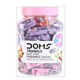 DOMS Non Toxic Eraser (Multicolor, set of 50)