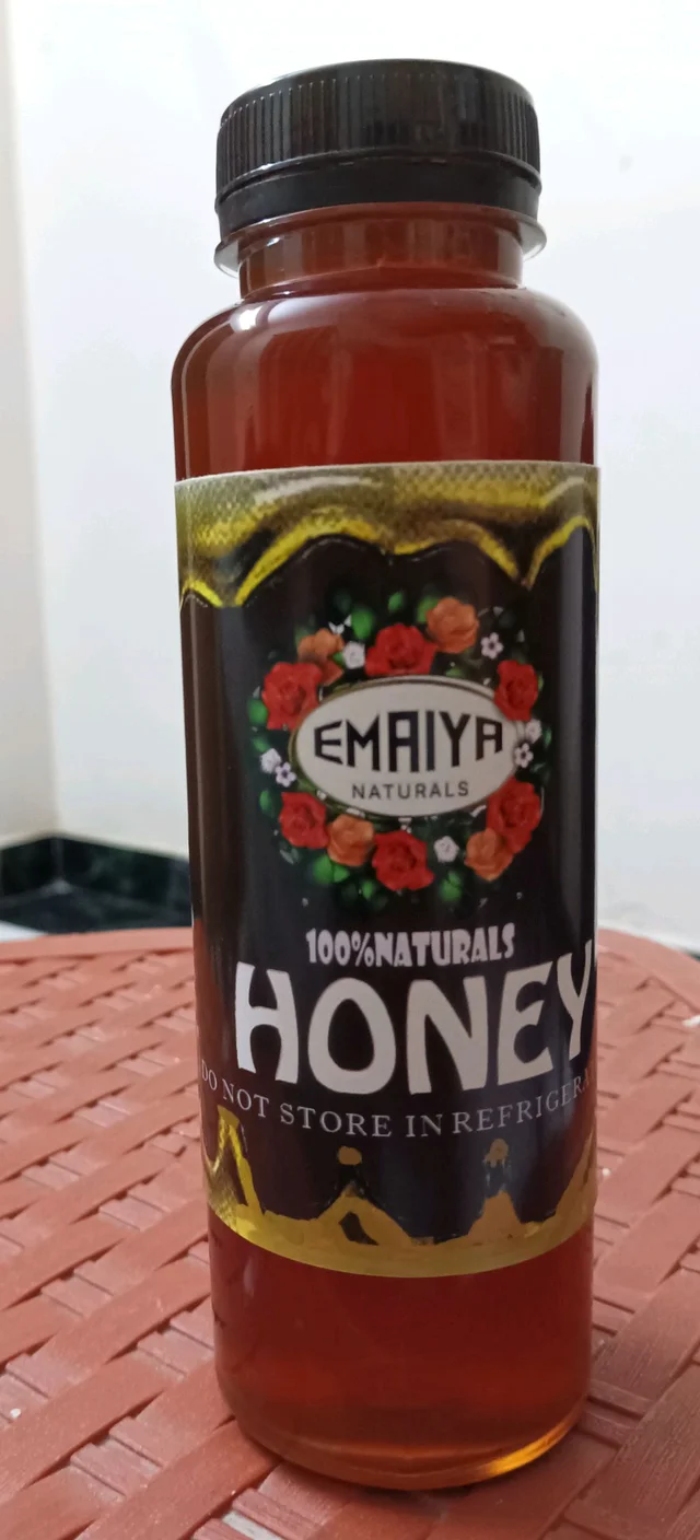 Emaiya Naturals Emaiya Honey - Brown, 300g, W 17.00 X H 17.00cm