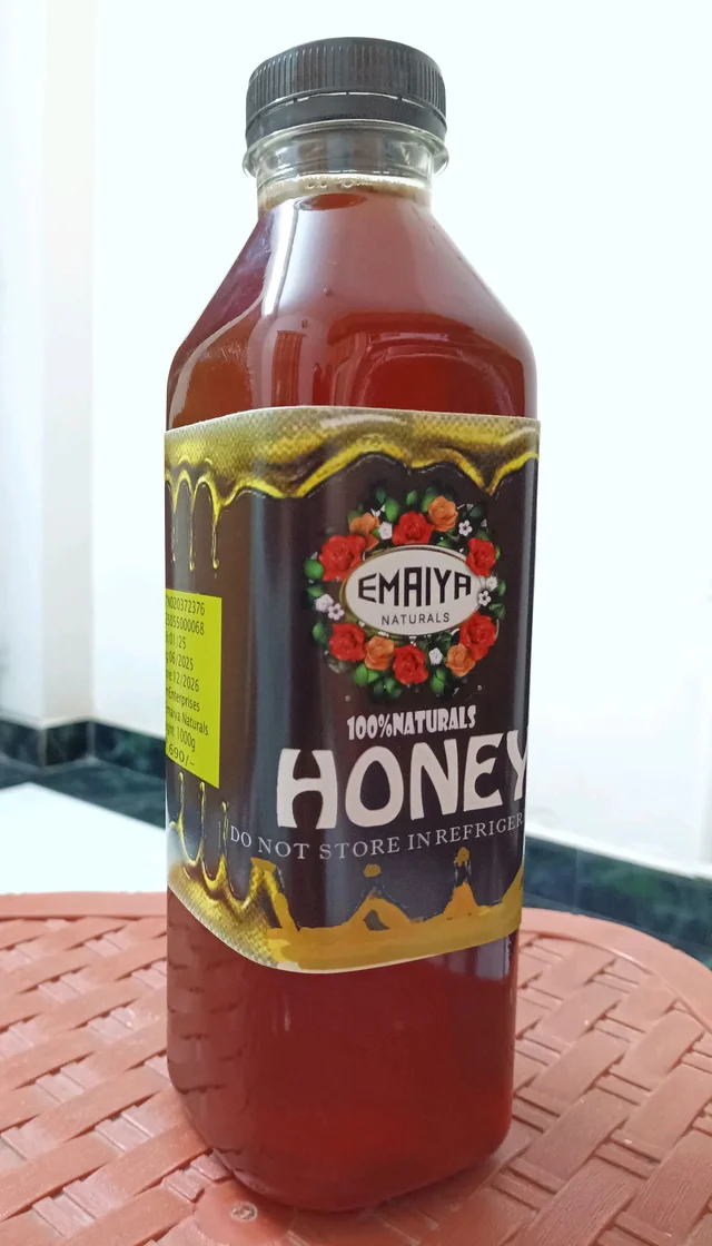 Emaiya Naturals Emaiya Honey - Brown, 300g, W 17.00 X H 17.00cm