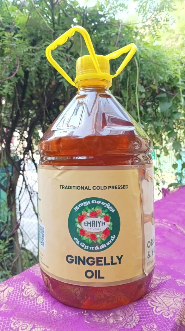 EMAIYA NATURALS Gingelly Oil - 5 litres