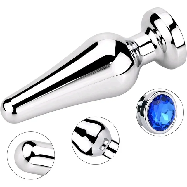 Butt Plug Steel - Medium - Polished Stainless Steel, Men And Women