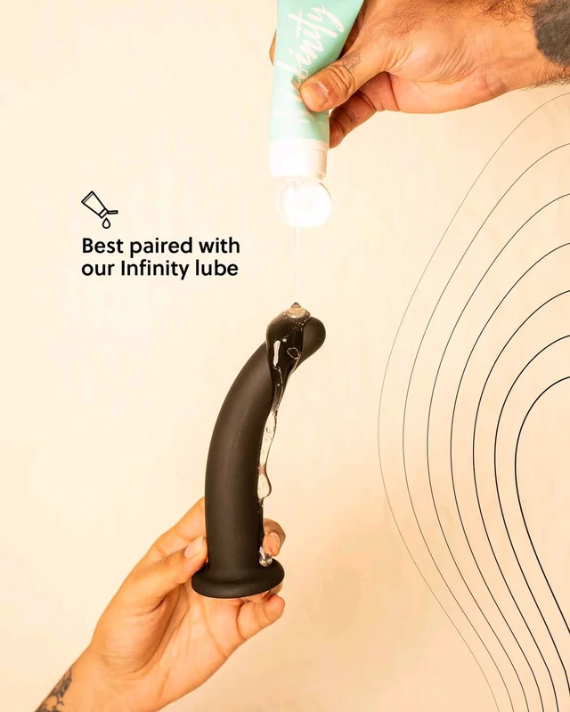 Dildo - Versatile and body safe - Women, Black, 5.5 Inch