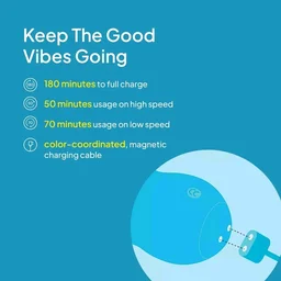 hello Cake Bounce Vibe Thrusting Vibrator - Silicone, Women, Eastern Blue