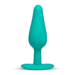 hello Cake Buzzy Butt Vibrating Butt Plug - Eastern Blue, Premium Silicone, Men and Women
