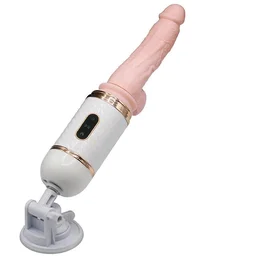 Remote Control Dildo Sexual Machine - ABS+ Soft Silicone, 6 Inch, Cameo