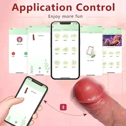 App Controlled Vibrating Cock Sleeve - Silicone, Women, 6 Inch