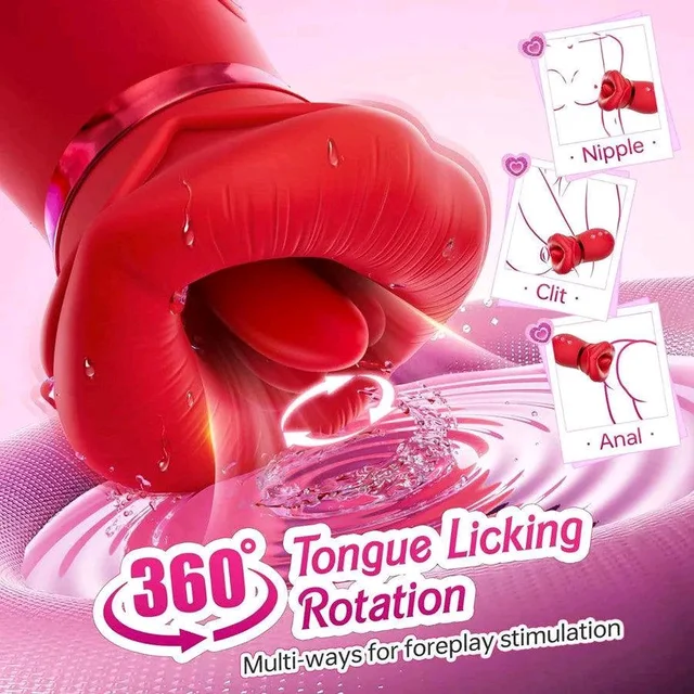 Big Mouth Female Clitoris Sucker - Wild Watermelon, Women, Silicone+ABS