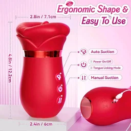 Big Mouth Female Clitoris Sucker - Wild Watermelon, Women, Silicone+ABS