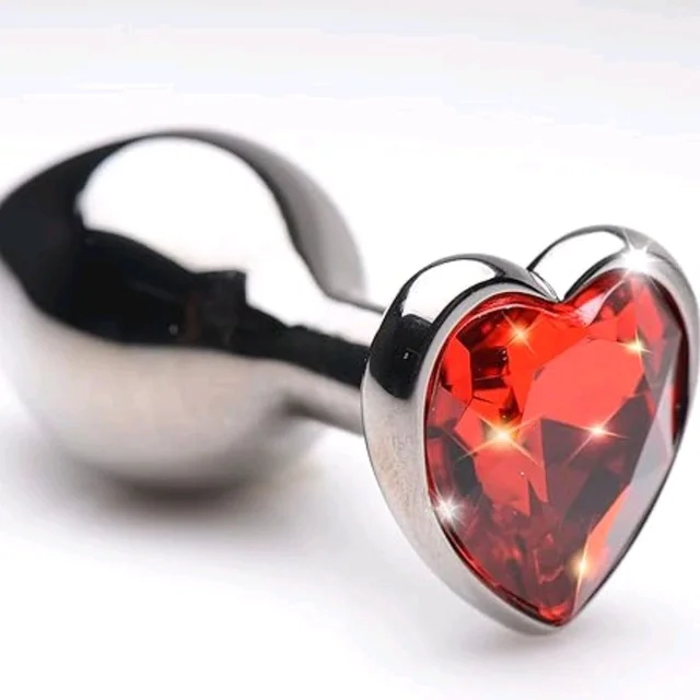 Heart Base Stainless Steel Anal Plug