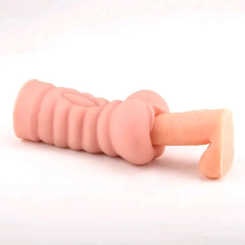 Pocket Pussy Vaginal Stroker Masturbators For Men - Tan, Ultra soft silicone, Men