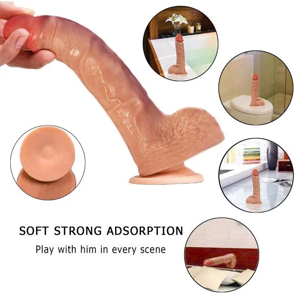 360 Rotating Remote Control Wireless Realistic Dildo