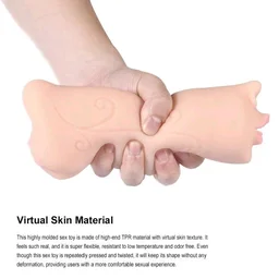 3 in One 3 in 1 3D Realistic Pocket Masturbator (Mouth+Vagina+Anal) - Cameo, High grade Soft Silicone, 7.08 inch× 3.14 Inch