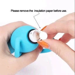 Multi Beads Silicone Butt Plug Vibrator - premium silicone, Cornflower Blue, 5.9 Inch