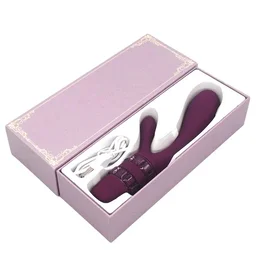 Powerful G-Spot Vibrator - High Grade Silicone, Purple, 5.2 Inches