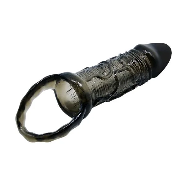 Men Extension Penis Sleeve - 5.11 Inch, TPR, Mine Shaft