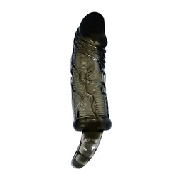 Men Extension Penis Sleeve - 5.11 Inch, TPR, Mine Shaft