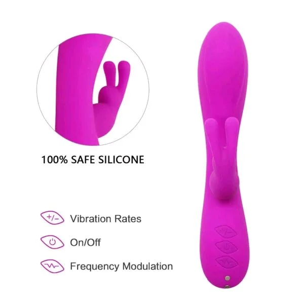 Devilish Rabbit Vibrator – ADAM’S WEAPON - Silicone