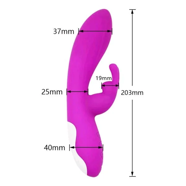 Devilish Rabbit Vibrator – ADAM’S WEAPON - Silicone