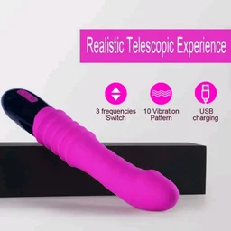 Nelson Thrusting Vibrator - Royal Blue, Abs+ Silicone, Insertable: 6.2 Inches