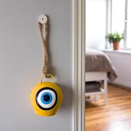 Bohemian Evil Eye Wall Hanging – Handmade Protection Amulet for Home/Office/Balcony